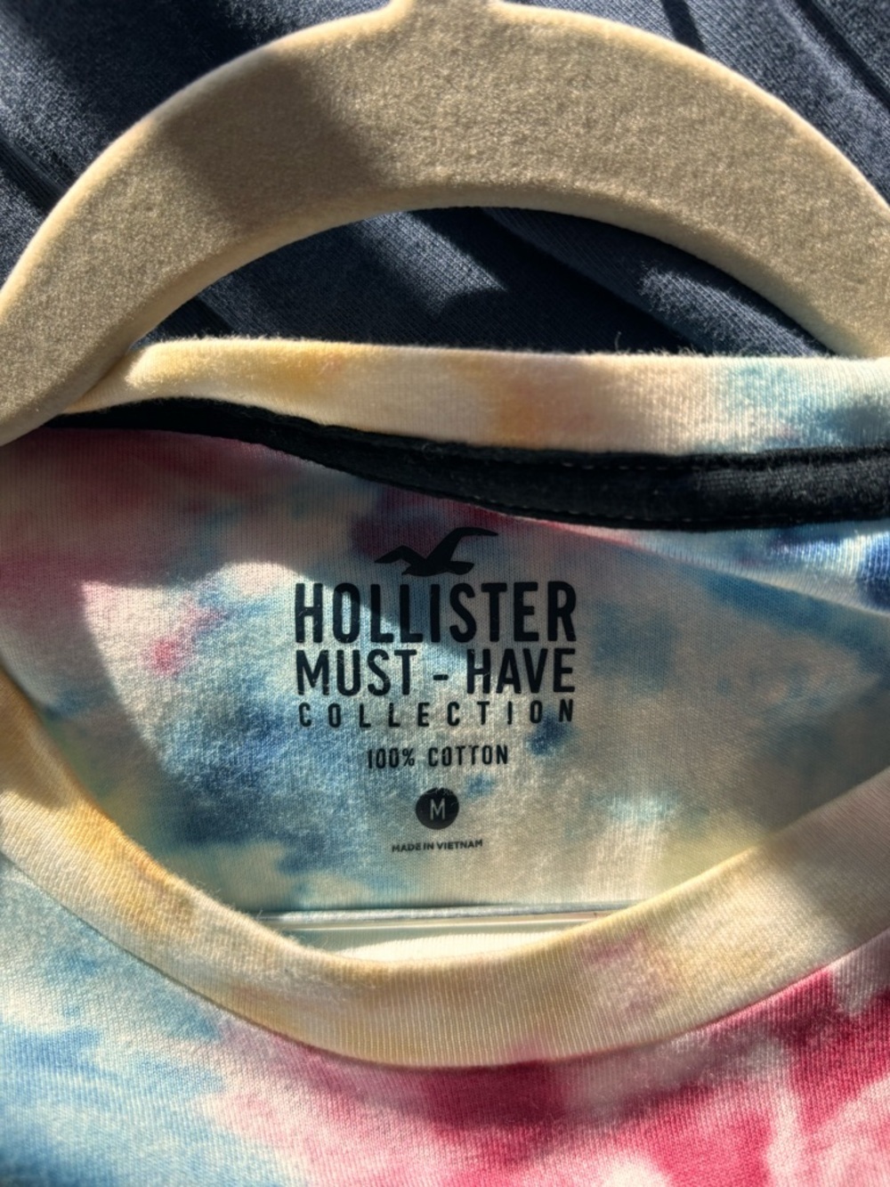 Hollister Multicolor Tie-Dye Long Sleeve Tee - Picture 4 of 4